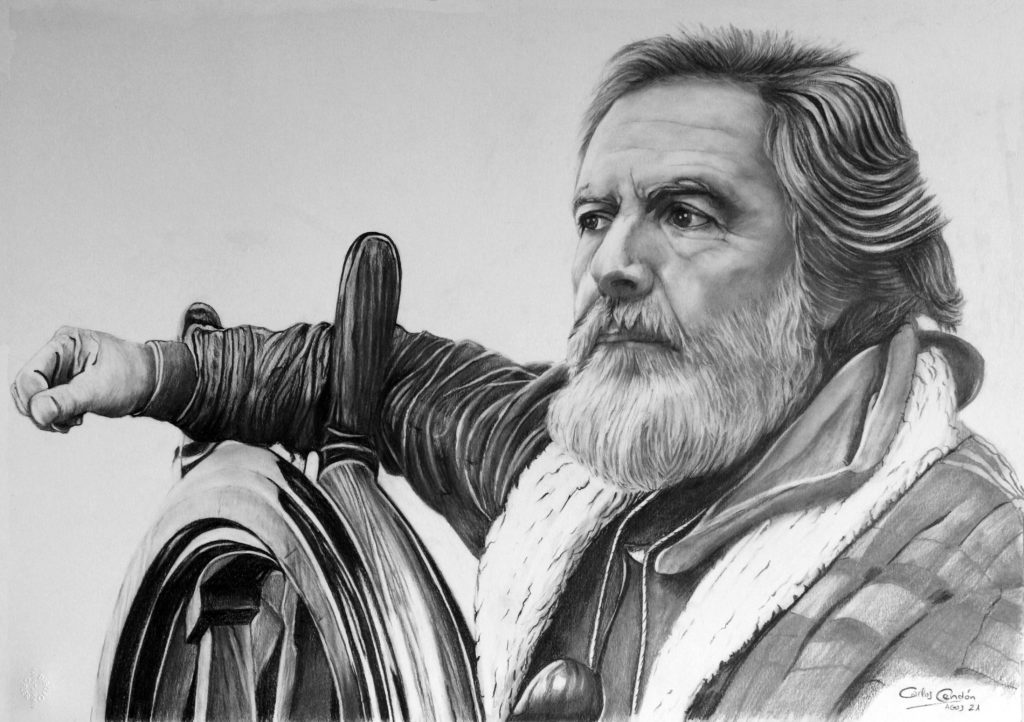 Vital Alsar (1933-2020) En papel 50x70 con grafitos. Agosto 2021